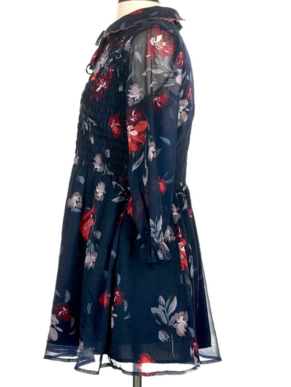 Abercrombie & Fitch Women's Smocked Floral Mini Dress - S - Picture 4 of 6